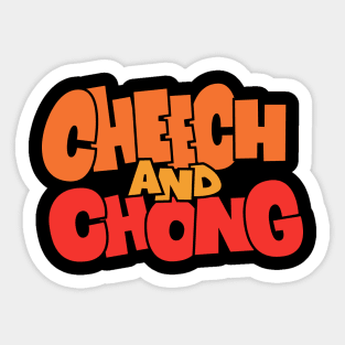 Cheech and Chong - Vintage Comedy Idols - 80s Cult Sticker